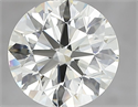 Diamante Natural 2.50 quilates, Redondo , Color L, claridad IF y certificado IGI