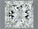 Natural Diamond 1.51 Carats, Princess with  Cut, I Color, VS2 Clarity and Certified by IGI