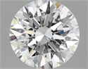 Lab Grown Diamond 2.03 Carats, Round with Excellent Cut, E Color, VVS2 Clarity and Certified by IGI