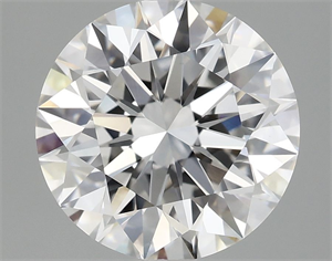Picture of Lab Grown Diamond 2.03 Carats, Round with Excellent Cut, E Color, VVS2 Clarity and Certified by IGI