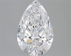 Picture of Natural Diamond 2.03 Carats, Pear with  Cut, D Color, VVS1 Clarity and Certified by GIA