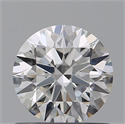 Natural Diamond 0.70 Carats, Round with Excellent Cut, F Color, VVS1 Clarity and Certified by GIA