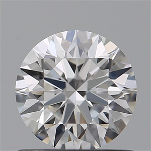 Picture of Natural Diamond 0.70 Carats, Round with Excellent Cut, F Color, VVS1 Clarity and Certified by GIA