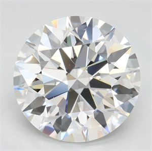 Picture of Lab Grown Diamond 3.02 Carats, Round with Ideal Cut, D Color, VVS1 Clarity and Certified by IGI