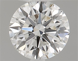 Foto Diamante Natural 0.44 quilates, Redondo , Color G, claridad IF y certificado GIA de