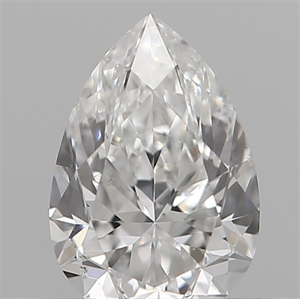 Picture of Natural Diamond 0.14 Carats, Pear with  Cut, G Color, VS2 Clarity and Certified by IGI
