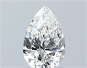 Diamante Natural 0.82 quilates, De pera , Color G, claridad IF y certificado GIA