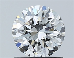 Foto Diamante Natural 0.80 quilates, Redondo , Color F, claridad SI1 y certificado GIA de