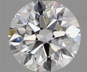 Picture of Natural Diamond 2.33 Carats, Round with Excellent Cut, D Color, VS2 Clarity and Certified by GIA