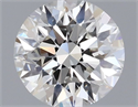 Natural Diamond 0.40 Carats, Round with Excellent Cut, H Color, VS1 Clarity and Certified by GIA
