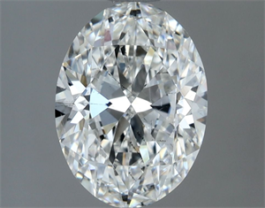 Picture of Natural Diamond 1.52 Carats, Oval with  Cut, F Color, SI1 Clarity and Certified by GIA