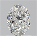 Natural Diamond 0.90 Carats, Oval with  Cut, E Color, VVS1 Clarity and Certified by GIA