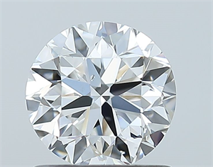 Picture of Natural Diamond 1.00 Carats, Round with Very Good Cut, E Color, SI1 Clarity and Certified by GIA