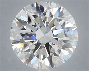 Picture of Lab Grown Diamond 7.08 Carats, Round with Excellent Cut, F Color, VS1 Clarity and Certified by IGI