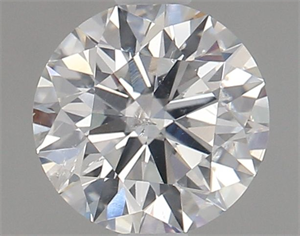Picture of Natural Diamond 0.73 Carats, Round with Excellent Cut, F Color, I1 Clarity and Certified by GIA