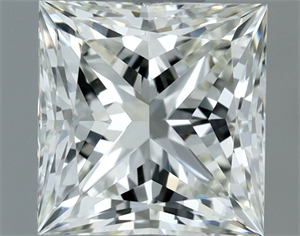 Picture of Natural Diamond 0.70 Carats, Princess with  Cut, I Color, VVS1 Clarity and Certified by IGI
