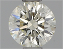Diamante Natural 0.41 quilates, Redondo , Color J, claridad VVS2 y certificado IGI