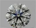 Natural Diamond 0.40 Carats, Round with Very Good Cut, D Color, SI1 Clarity and Certified by GIA