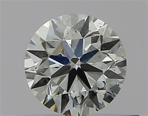 Picture of Natural Diamond 0.40 Carats, Round with Very Good Cut, D Color, SI1 Clarity and Certified by GIA