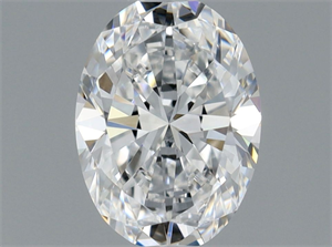 Picture of Natural Diamond 0.45 Carats, Oval with  Cut, D Color, VVS2 Clarity and Certified by GIA