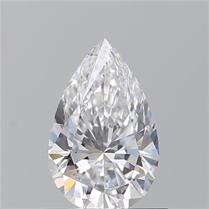 Picture of Natural Diamond 0.72 Carats, Pear with  Cut, D Color, VVS1 Clarity and Certified by GIA