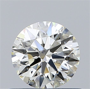 Picture of Natural Diamond 0.55 Carats, Round with Excellent Cut, L Color, VVS2 Clarity and Certified by GIA