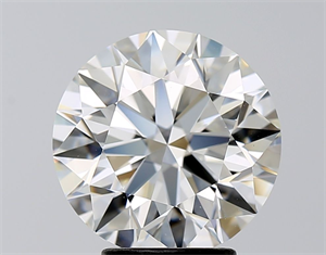 Picture of Natural Diamond 3.99 Carats, Round with Excellent Cut, H Color, VS1 Clarity and Certified by GIA