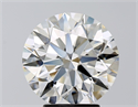 Natural Diamond 3.99 Carats, Round with Excellent Cut, H Color, VS1 Clarity and Certified by GIA