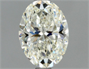 Natural Diamond 1.01 Carats, Oval with  Cut, K Color, VS1 Clarity and Certified by GIA