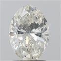 Natural Diamond 1.50 Carats, Oval with  Cut, I Color, SI2 Clarity and Certified by GIA
