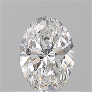 Picture of Natural Diamond 0.52 Carats, Oval with  Cut, F Color, VS1 Clarity and Certified by GIA