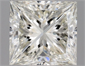 Natural Diamond 0.86 Carats, Princess with  Cut, I Color, VS2 Clarity and Certified by GIA