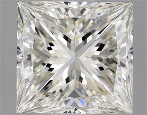 Picture of Natural Diamond 0.86 Carats, Princess with  Cut, I Color, VS2 Clarity and Certified by GIA