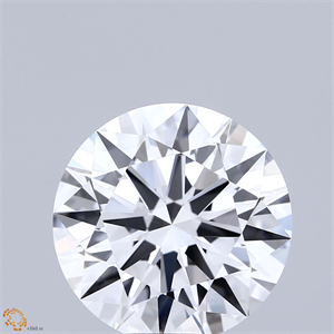 Picture of Lab Grown Diamond 1.02 Carats, Round with Excellent Cut, D Color, FL Clarity and Certified by GIA
