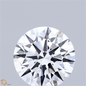 Picture of Lab Grown Diamond 1.03 Carats, Round with Excellent Cut, D Color, FL Clarity and Certified by GIA