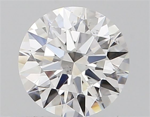 Picture of Natural Diamond 0.40 Carats, Round with Excellent Cut, E Color, SI1 Clarity and Certified by GIA