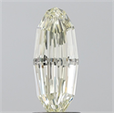 Natural Diamond 1.50 Carats, Oval with  Cut, M Color, SI1 Clarity and Certified by GIA