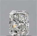 Natural Diamond 0.51 Carats, Radiant with  Cut, H Color, VVS1 Clarity and Certified by GIA