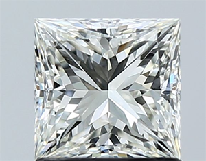 Picture of Natural Diamond 1.20 Carats, Princess with  Cut, H Color, VVS2 Clarity and Certified by IGI