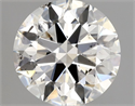 Natural Diamond 0.80 Carats, Round with Excellent Cut, H Color, SI2 Clarity and Certified by GIA