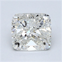 Diamante Natural 1.50 quilates, Del cojín , Color G, claridad SI1 y certificado GIA