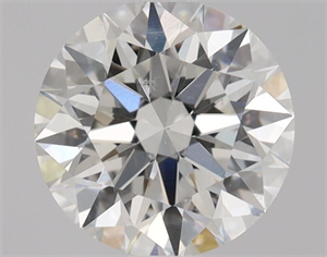 Picture of Natural Diamond 0.70 Carats, Round with Excellent Cut, H Color, SI1 Clarity and Certified by GIA