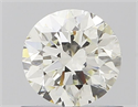 Natural Diamond 0.70 Carats, Round with Excellent Cut, I Color, VVS1 Clarity and Certified by IGI