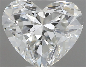 Foto Diamante Natural 0.45 quilates, Corazón , Color G, claridad VS1 y certificado IGI de
