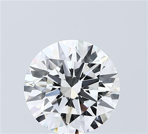 Picture of Lab Grown Diamond 2.03 Carats, Round with Ideal Cut, D Color, VVS1 Clarity and Certified by IGI