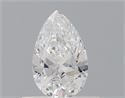 Natural Diamond 0.43 Carats, Pear with  Cut, D Color, VVS2 Clarity and Certified by GIA