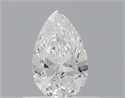 Diamante Natural 0.43 quilates, De pera , Color D, claridad VVS2 y certificado GIA