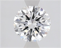 Lab Grown Diamond 1.02 Carats, Round with Excellent Cut, D Color, VVS2 Clarity and Certified by IGI