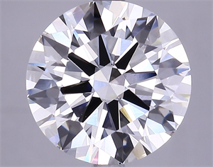 Picture of Lab Grown Diamond 4.48 Carats, Round with Ideal Cut, G Color, VVS2 Clarity and Certified by IGI