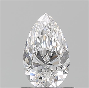 Picture of Natural Diamond 0.72 Carats, Pear with  Cut, E Color, VVS2 Clarity and Certified by GIA